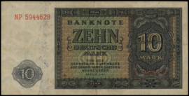 Duitsland - DDR   P12.d 10 Deutsche Mark 1952