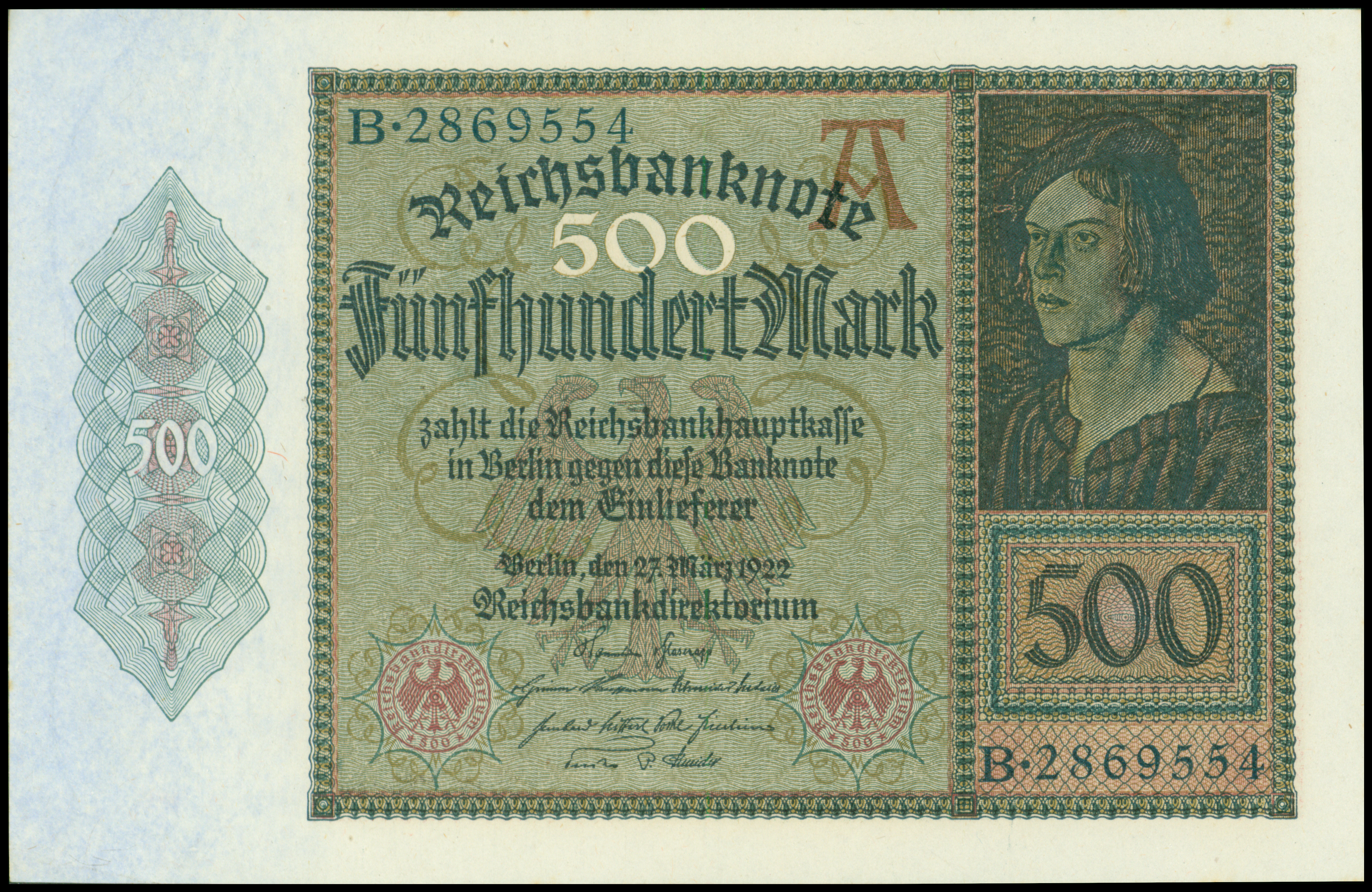 Duitsland  P73 500 Mark 1922