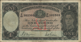 Australië  P26.a 1 Pound 1939