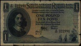 Zuid Afrika P92.d 1 Rand 1951