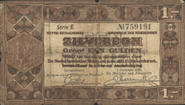 Nederland   PL4 1 Gulden 1938