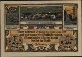 Germany - Emergency issues - Eschershausen Grab.: 351 25 Pfennig 1921