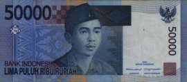 Indonesia P145 50.000 Rupiah 2005
