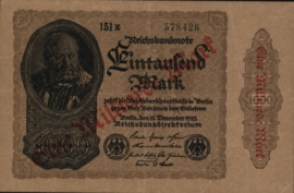Germany DEU127 1,000,000,000 Mark 1922
