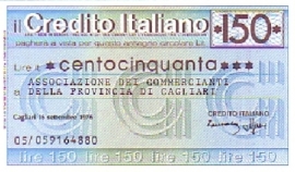 il Credito Italiano - 150 Lire
