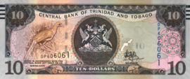 Trinidad en Tobago  P57 10 Dollars 2006-'17 (No date)