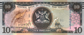 Trinidad and Tobago  P57 10 Dollars 2006-'17 (No date)