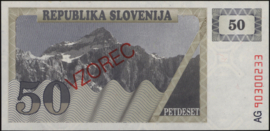 Slovenia   P2-3-4-5-6-8-9-10 [Set of 8] SPECIMEN (19)90-'92
