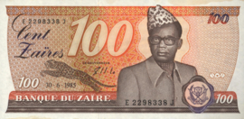 Zaïre (Congo Kinshasa) P29.b 100 Zaïres 1983-85