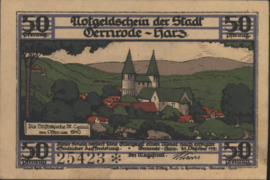 Duitsland - Noodgeld - Gernrode Grab/Mehl.:423 50 Pfennig 1921