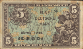 Duitsland - Gealliëerde bezetting   P4 5 Deutsche Mark 1948