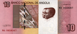 Angola P151B 10 Kwanzas 2012