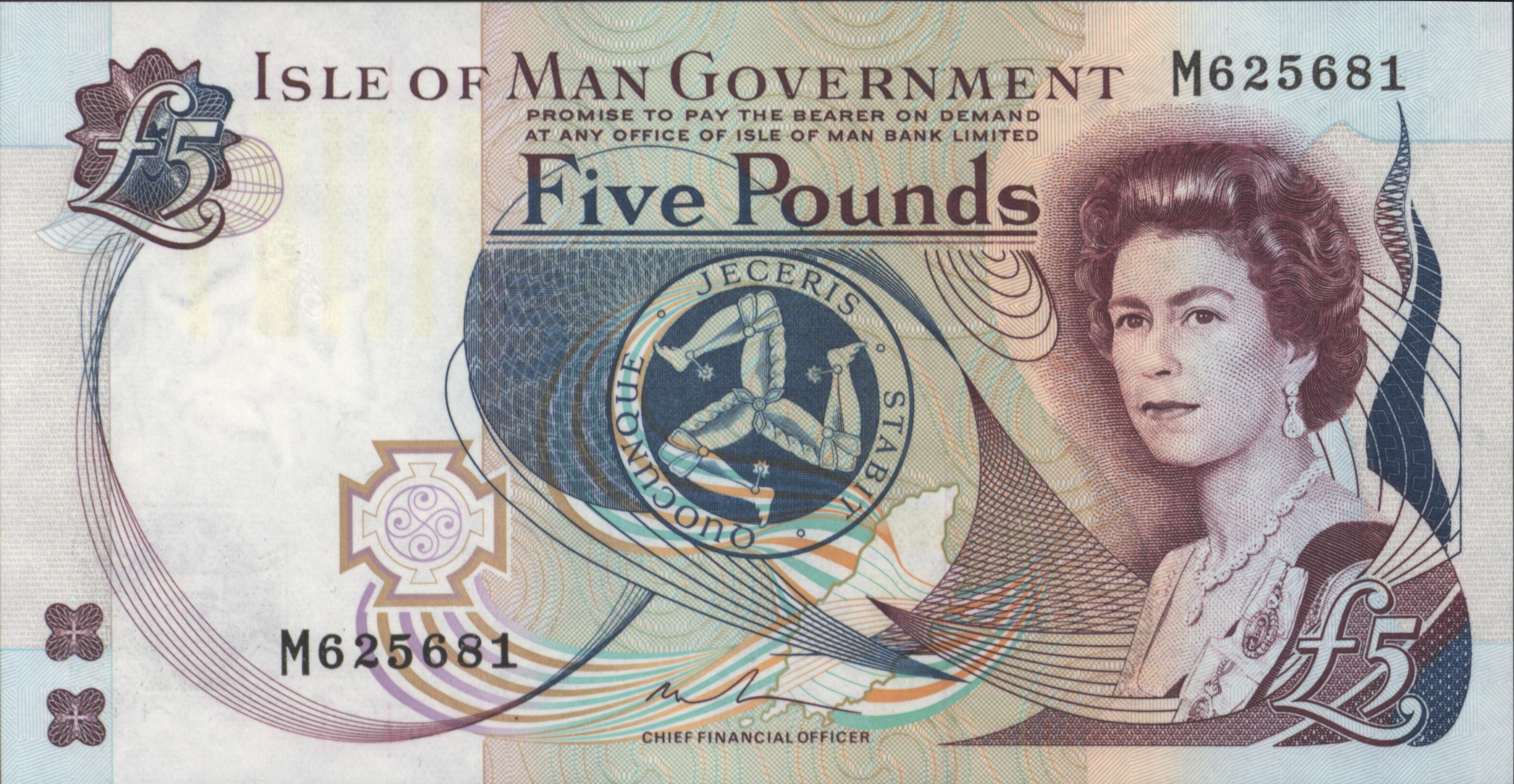 Isle of Man  P48.a 5 Pounds 2015 (No date)