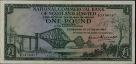 Schotland - National Commercial Bank of Scotland Ltd. P269 1 Pound 1964
