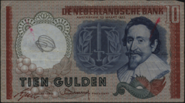 Netherlands  PL245 10 Gulden 1953