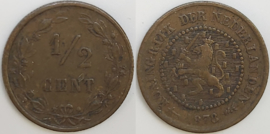 Netherlands Sch.724 ½ Cent 1878