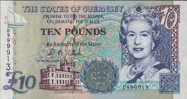 Guernsey  P57.b 10 Pounds 1995