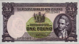 New Zealand P159 1 Pound 1967