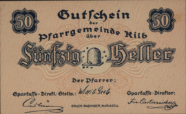 Austria - Emergency issues - Kilb KK.:437 50 Heller 1920