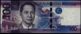 Philippines P208.a 100 Piso 2010