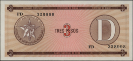 PFX33 3 Pesos 1991 (No Date)