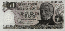 Argentina P296 50 Pesos 1974-75 (ND)