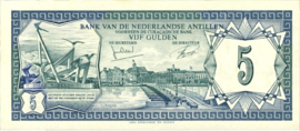 Netherlands / Dutch Antilles / Curaçao PLNA17.1 5 Gulden 1972