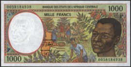 Tsjaad P602P.g 1.000 Francs 2000