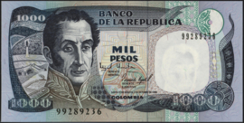 Colombia P438 1.000 Pesos 1995