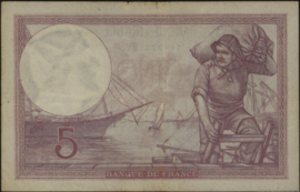 Frankrijk  P72 5 Francs 1933