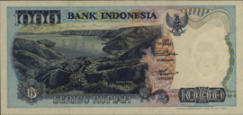 Indonesia P129 1.000 Rupiah 1992-2000