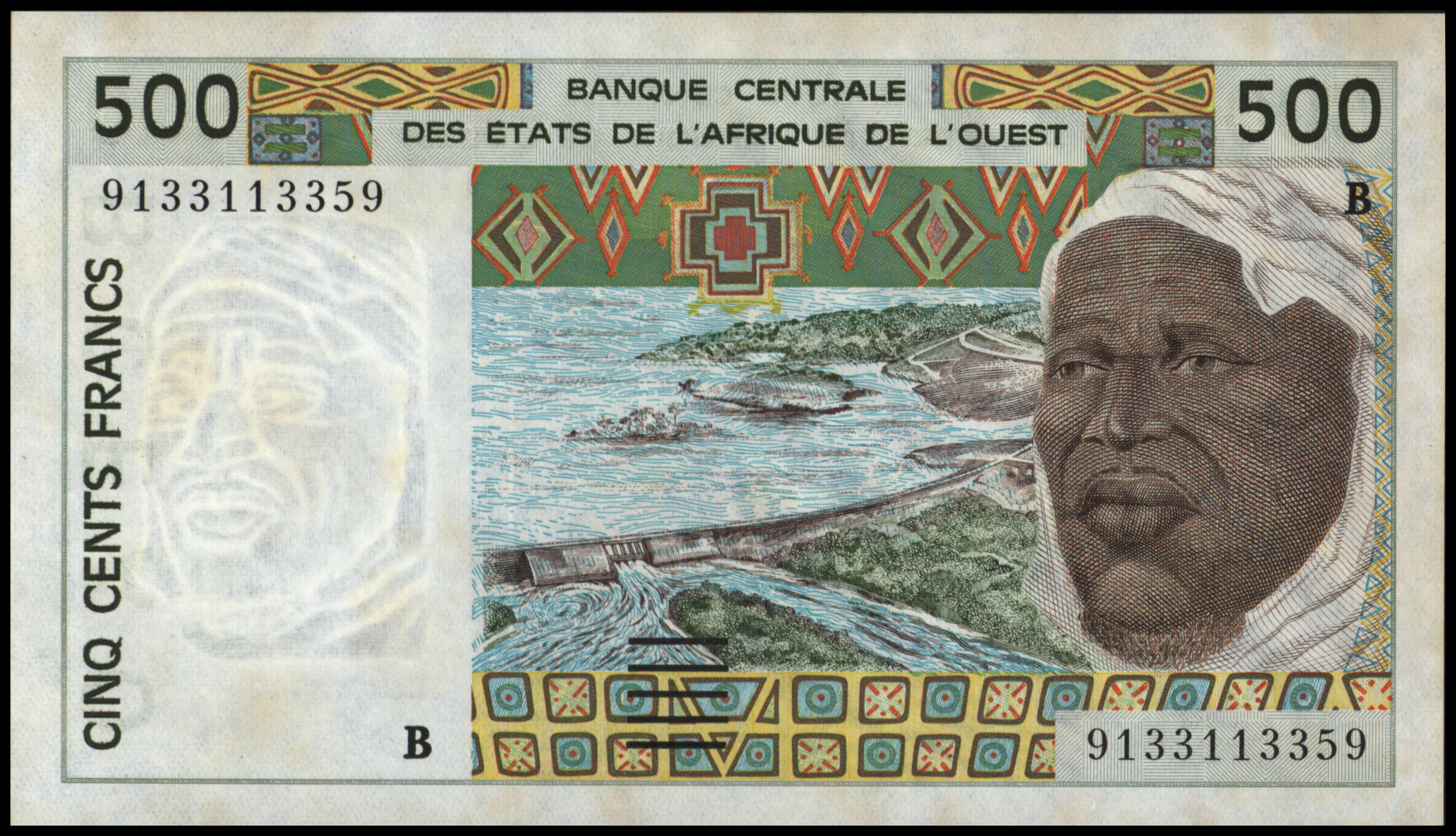 West Afrikaanse Staten - Benin P210B.a 500 Francs 1991
