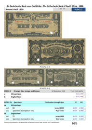 Catalogue Papermoney of the Netherlands & Overseas territories 1760-Present. Part 2.