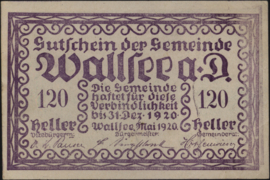 Oostenrijk - Noodgeld - Wallsee KK. 1137 120 Heller 1920
