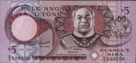 Tonga  P33 5 Pa'anga 1995 (No date)