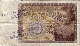 Netherlands PL62.BO2.c3: 25 Gulden 1940