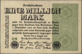 Duitsland R101.A)e: BM 1.000.000 Mark 1923