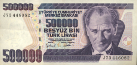 Turkije P212.b 500.000 Lira 1970 (No date)