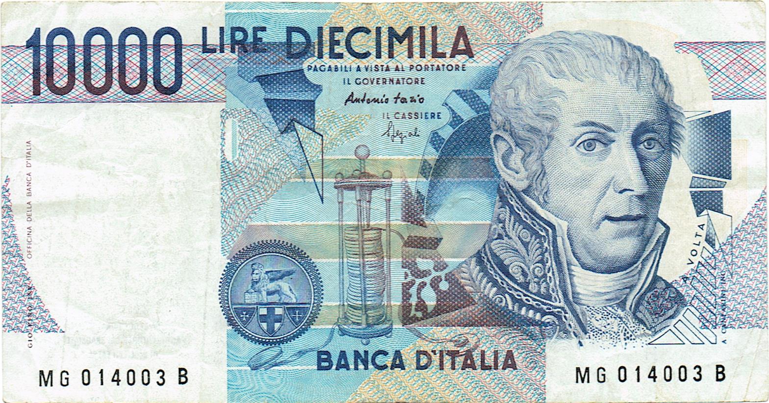 Italië P112.d 10.000 Lire 1984