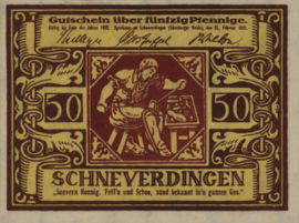 Duitsland - Noodgeld - Schneverdingen Grab.: 1193 50 Pfennig 1921