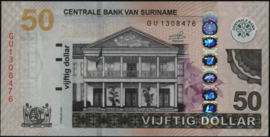 Surinam Dollars PLSD2.4.d2 50 Dollars 2019