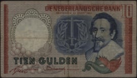 Netherlands  PL45 10 Gulden 1953