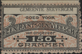 België - Noodgeld - Seevergem   NL0.Roze op wit 150 Grammen 1914-'18 (No date)
