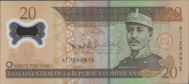 Dominican Republic P182.a 20 Pesos Oro 2010