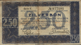 Netherlands  PL14 2½ Gulden 1938