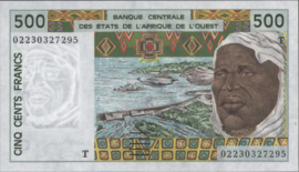 West African States - Togo P810T.m 500 Francs 2002