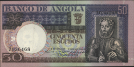 Angola P105.a 50 Escudos 1973 MISDRUK