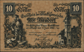 Austria - Emergency issues - Wiener Neudorf KK: 1229 10 Heller 1920