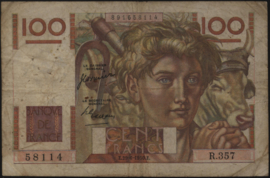Frankrijk P128 100 Francs 1950