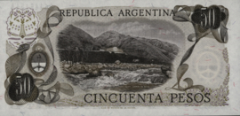 Argentinië P296 50 Pesos 1974-75 (No date)